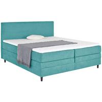 Boxspring Krevet Kleopatra - tirkizna, Konvencionalno, drvni materijal/tekstil (180/200cm) - Modern Living