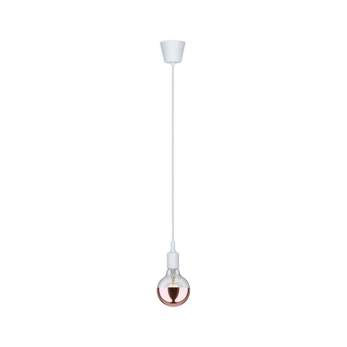 Hängeleuchte Ketil in Weiß max. 60 Watt - Weiß, Basics, Kunststoff (9,2/200,0cm) - Paulmann