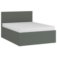 Krevet Pozzi - zelena/crna, Moderno, drvni materijal/plastika (120/200cm) - Modern Living