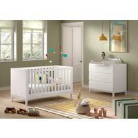 Kinderzimmer Eva 2-tlg. Weiß - Weiß, MODERN, Holz/Holzwerkstoff - Vipack