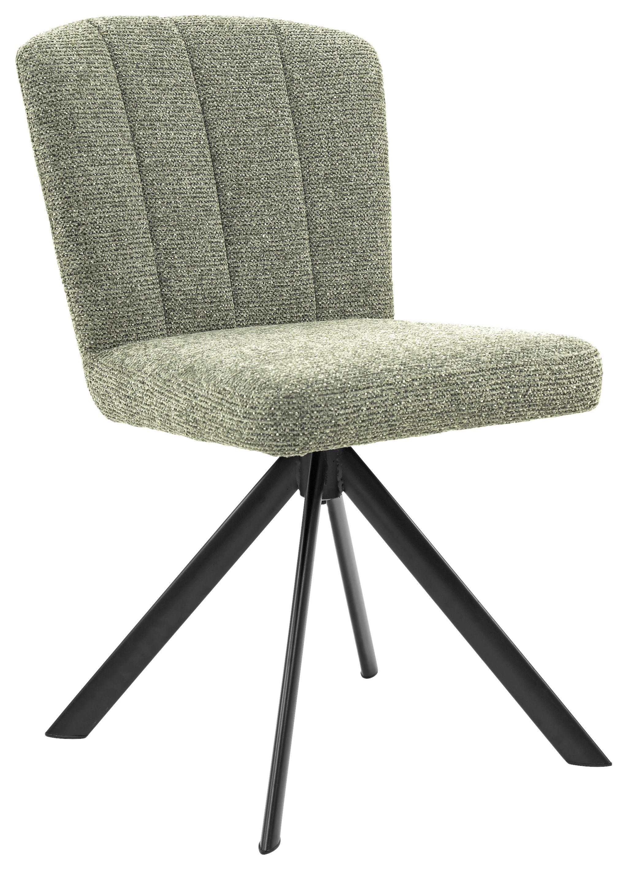 Stolica Nora - zelena/crna, Moderno, drvo/metal (52/87/64cm) - Premium Living