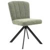 STOL NORA - grön/svart, Modern, metall/trä (52/87/64cm) - Premium Living