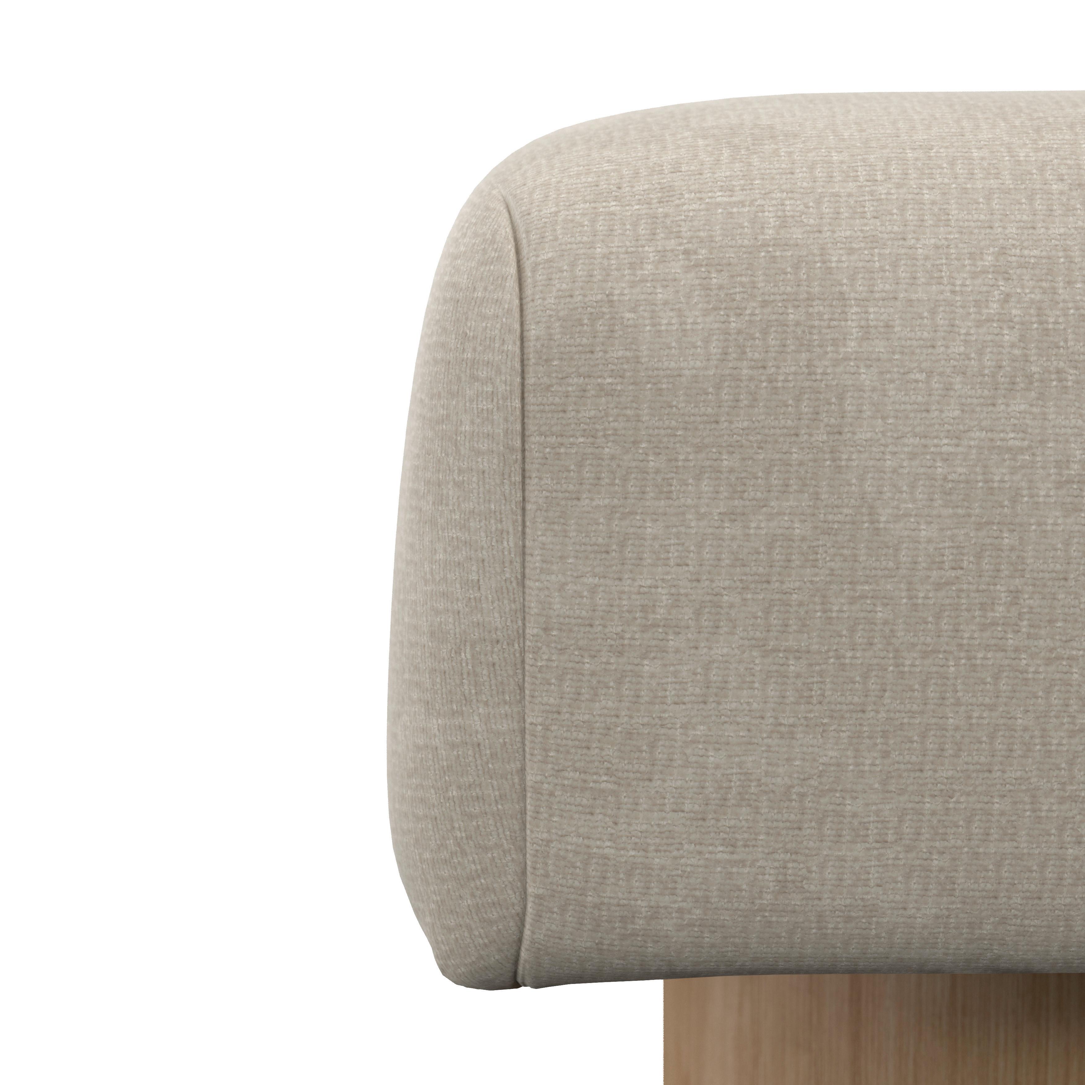 SITTBÄNK ALINA - cremefärgad/naturfärgad, Modern, trämaterial/trä (140/45/45cm) - Bessagi Home