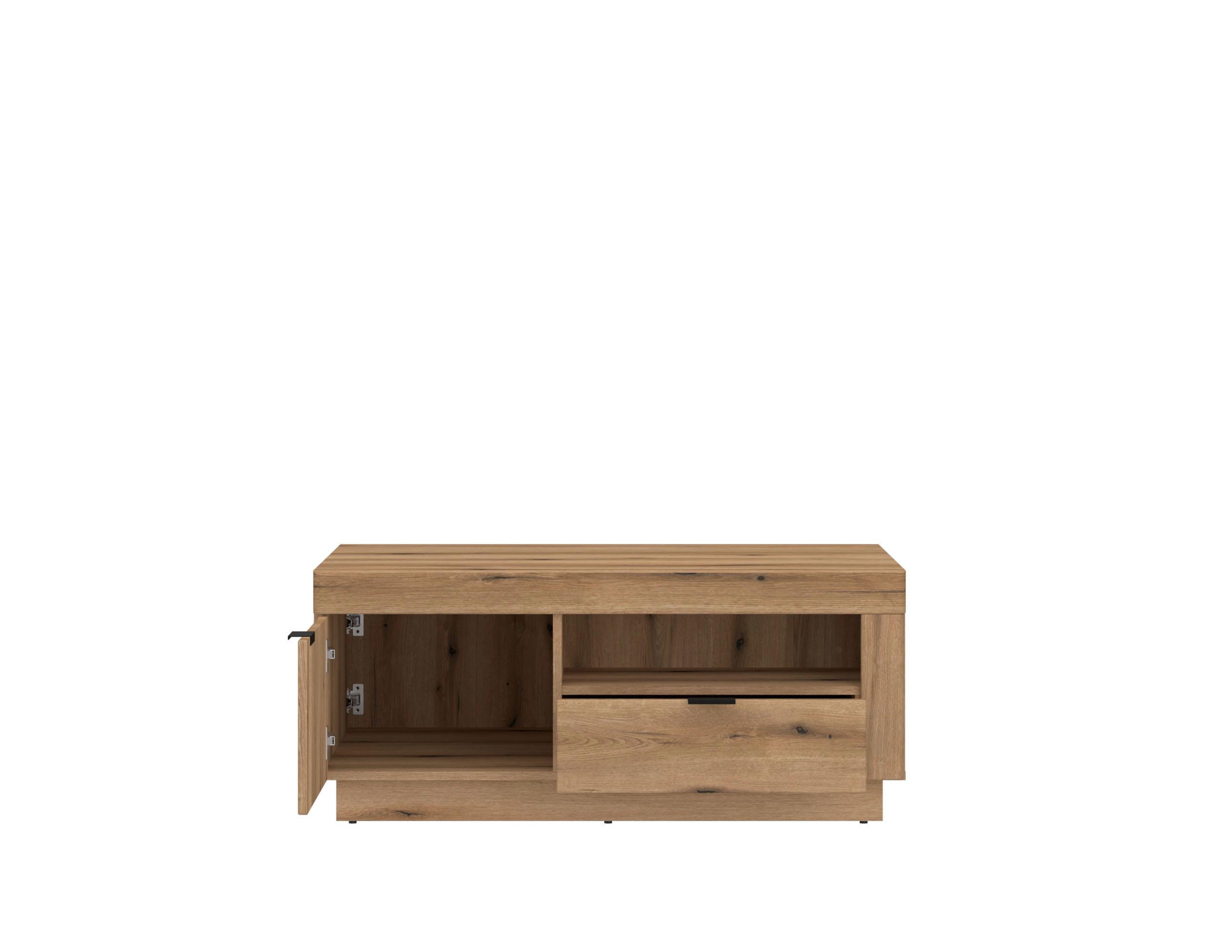 Măsuță de cafea DELAMAR - culoare lemn stejar, Trend, plastic/material pe bază de lemn (109,5/47,4/68cm) - Modern Living