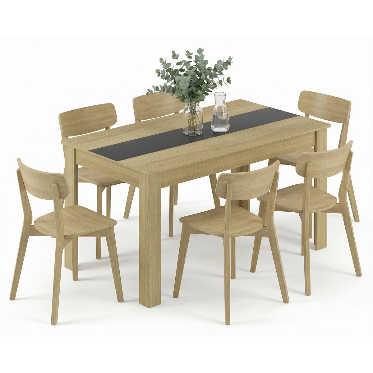 Esstisch Vcm Esstisch "disalo" 140x80 - Honigeiche, Modern, Holzwerkstoff (140/80/75cm) - MID.YOU
