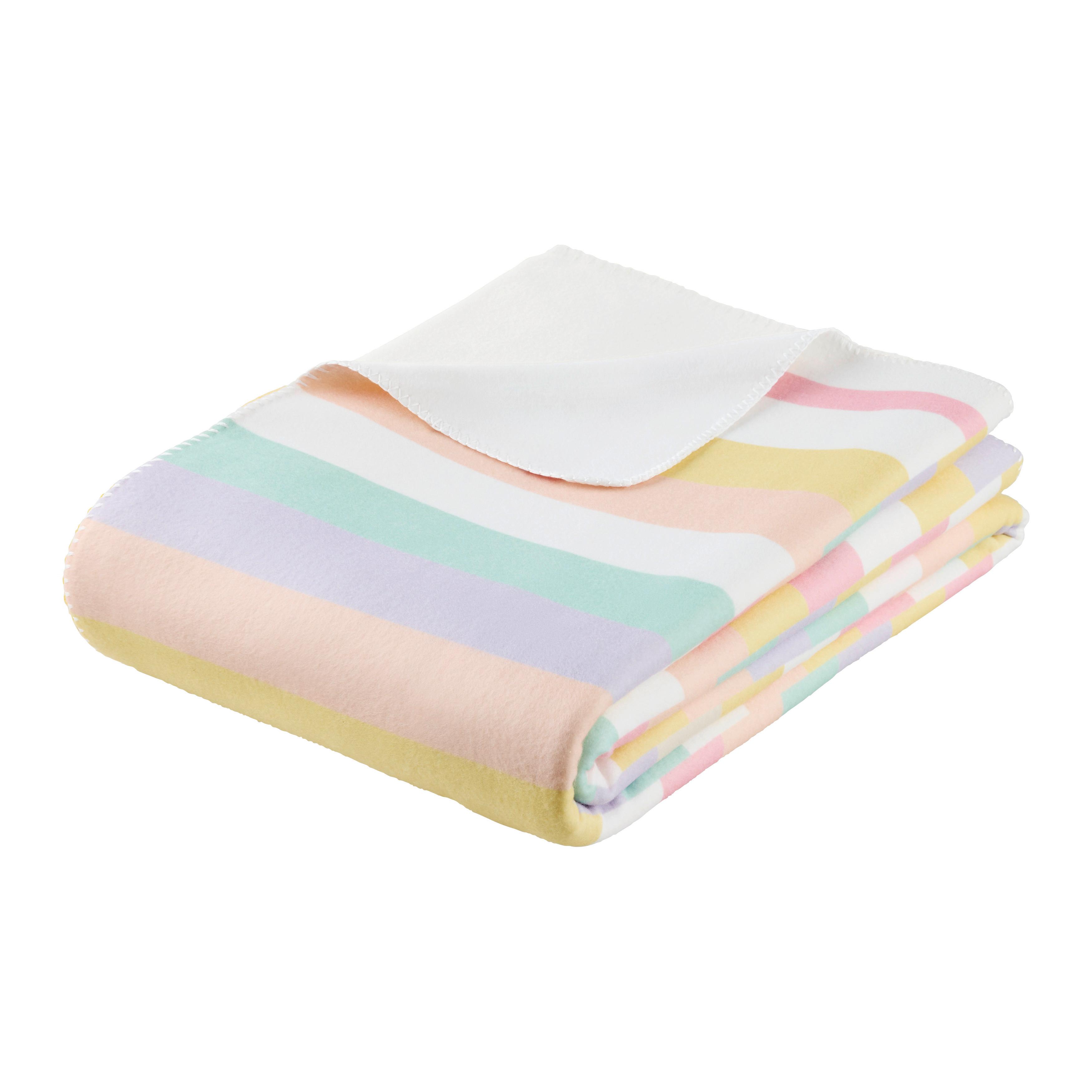Fleecedecke Cindy Multicolor ca. 130x170cm - Multicolor, KONVENTIONELL, Textil (130/170cm) - Mömax