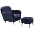 Sessel in Blau 'Milos ES' - Blau/Kieferfarben, Trend, Holz/Holzwerkstoff (82/88/92cm) - Livetastic Sessel in Blau 'Milos ES' - Blau/Kieferfarben, Trend, Holz/Holzwerkstoff (82/88/92cm) - Livetastic