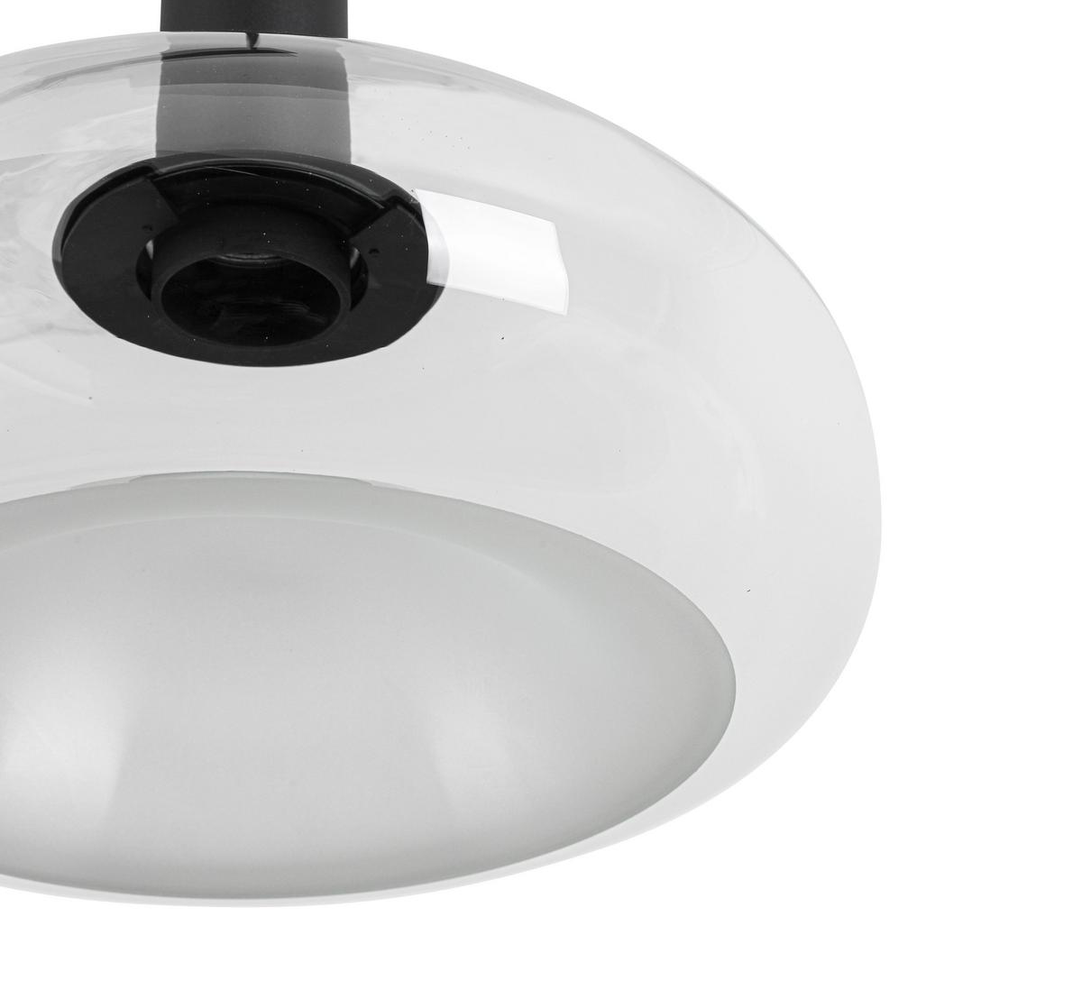 LAMPA WISZĄCA LUNE *DK* - czarny, Design, metal/szkło (98,5/37/183cm) - Dieter Knoll