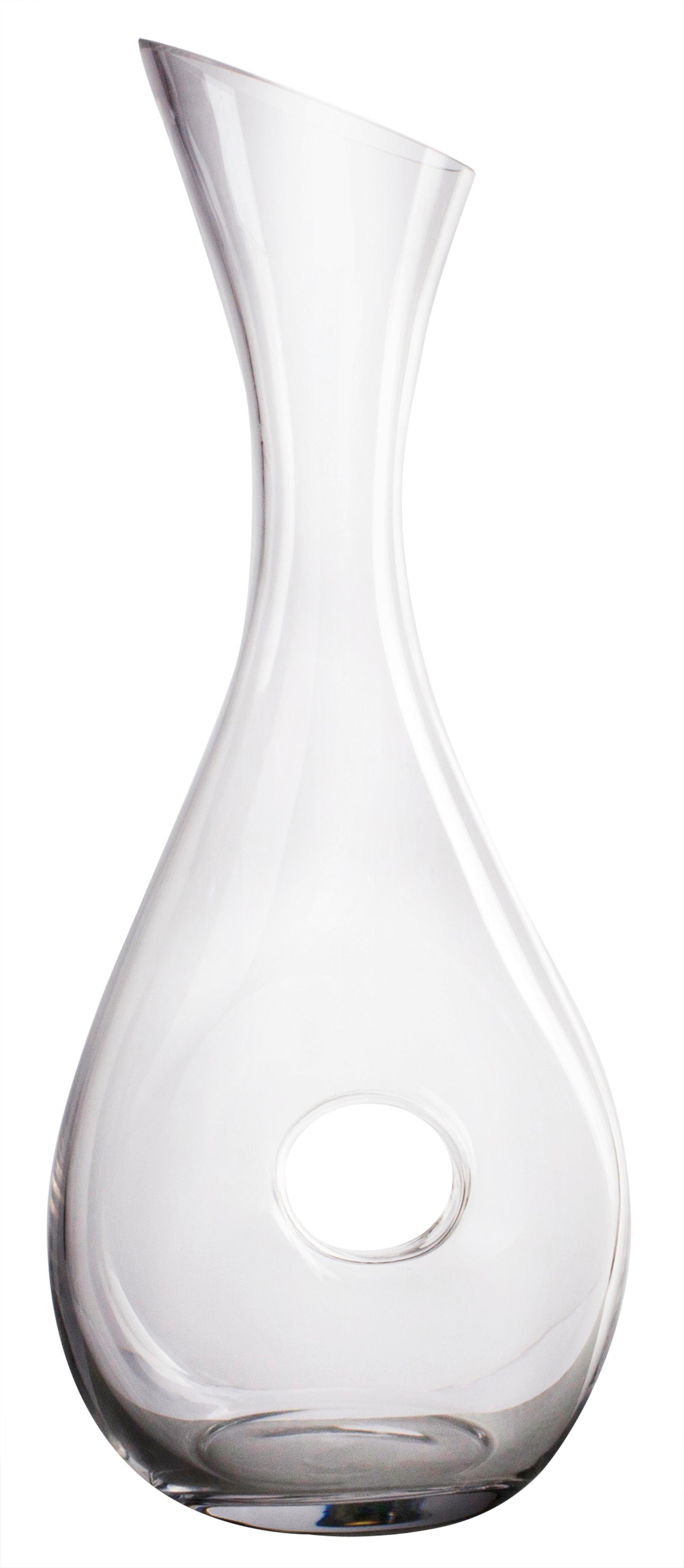 Dekanter Kiki ca. 1000ml - Transparent, KONVENTIONELL, Glas (14,9/9/37cm) - Modern Living