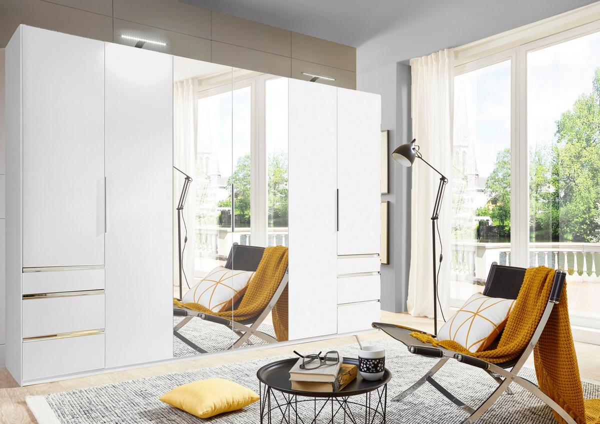 Ormar S Klasičnim Vratima Level 36 A - bijela/boje kroma, Moderno, drvni materijal (300/236/58cm) - Modern Living