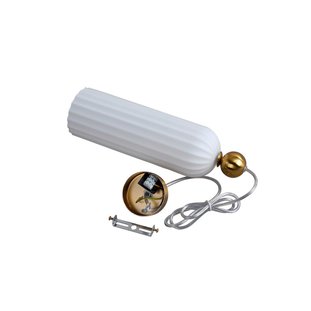 HÄNGELEUCHTE LP-939/1P _PIEGA - Weiss, Basics, Glas (10/43cm)