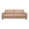 3-Sitzer-Sofa Sandfarben - Sandfarben/Schwarz, MODERN, Textil/Metall (230/66-87/96cm) - Mömax