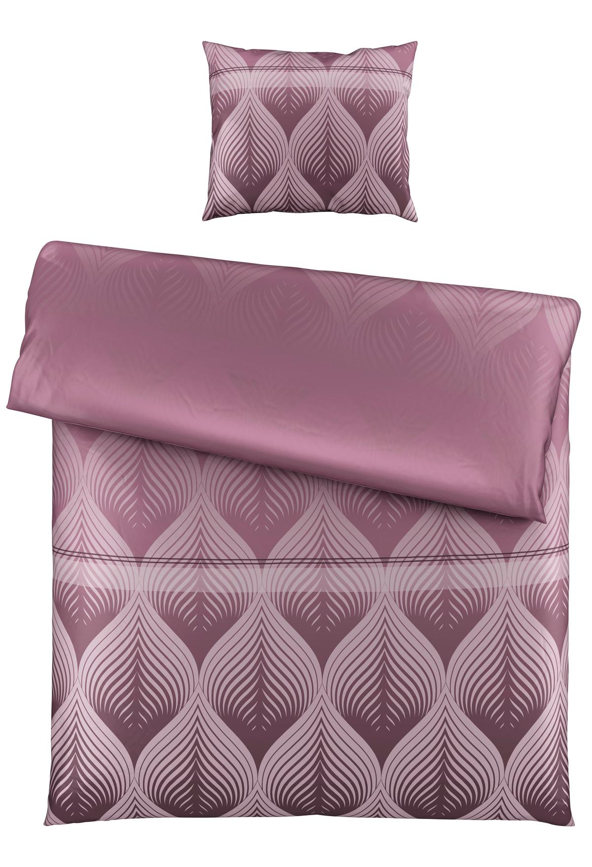 BETTWÄSCHESET DOMPS - Mauve, Modern, Textil (160/210cm) - Modern Living