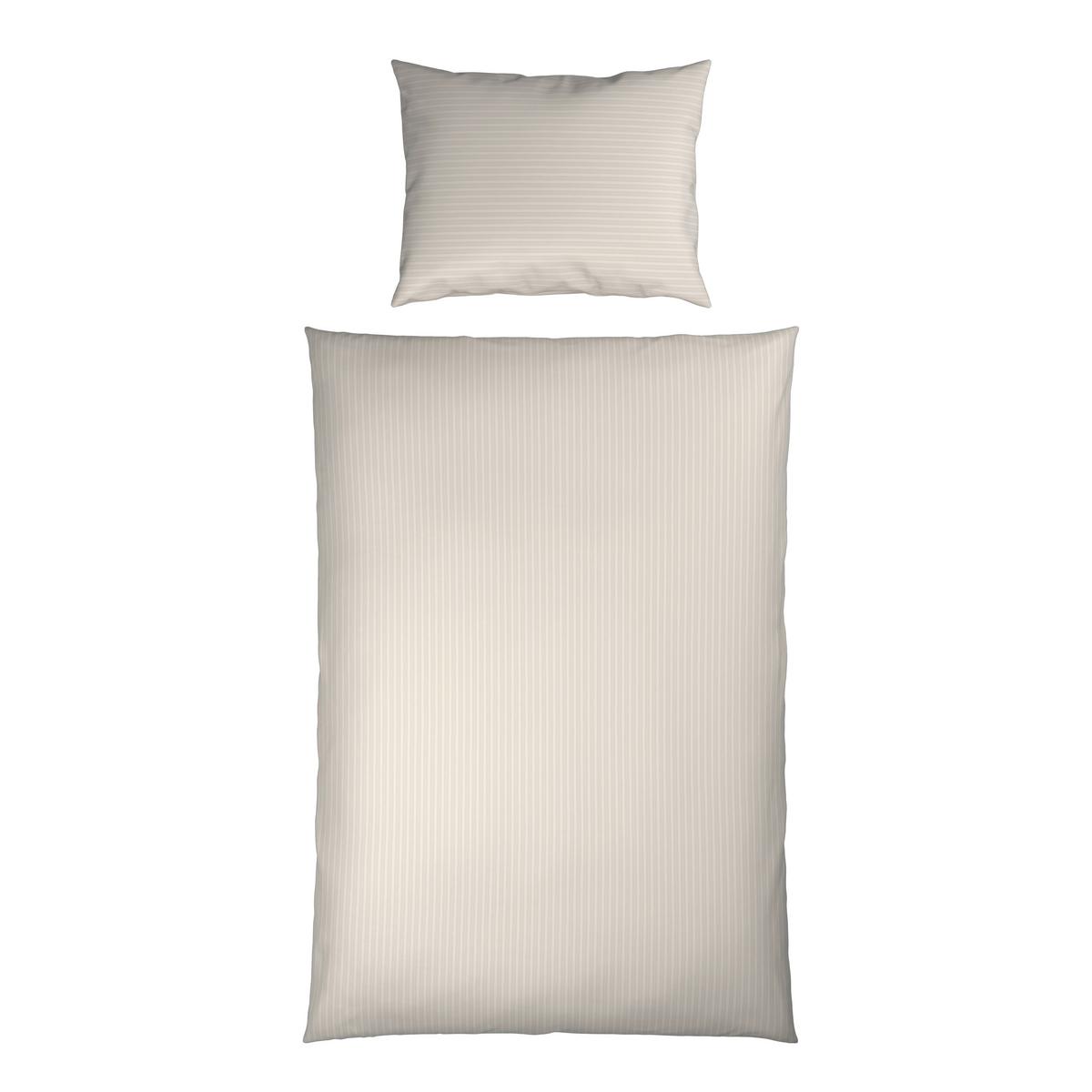 Bettwäsche Crinkle Beige ca. 140x200cm - Beige, Textil (140/200cm) - Mömax