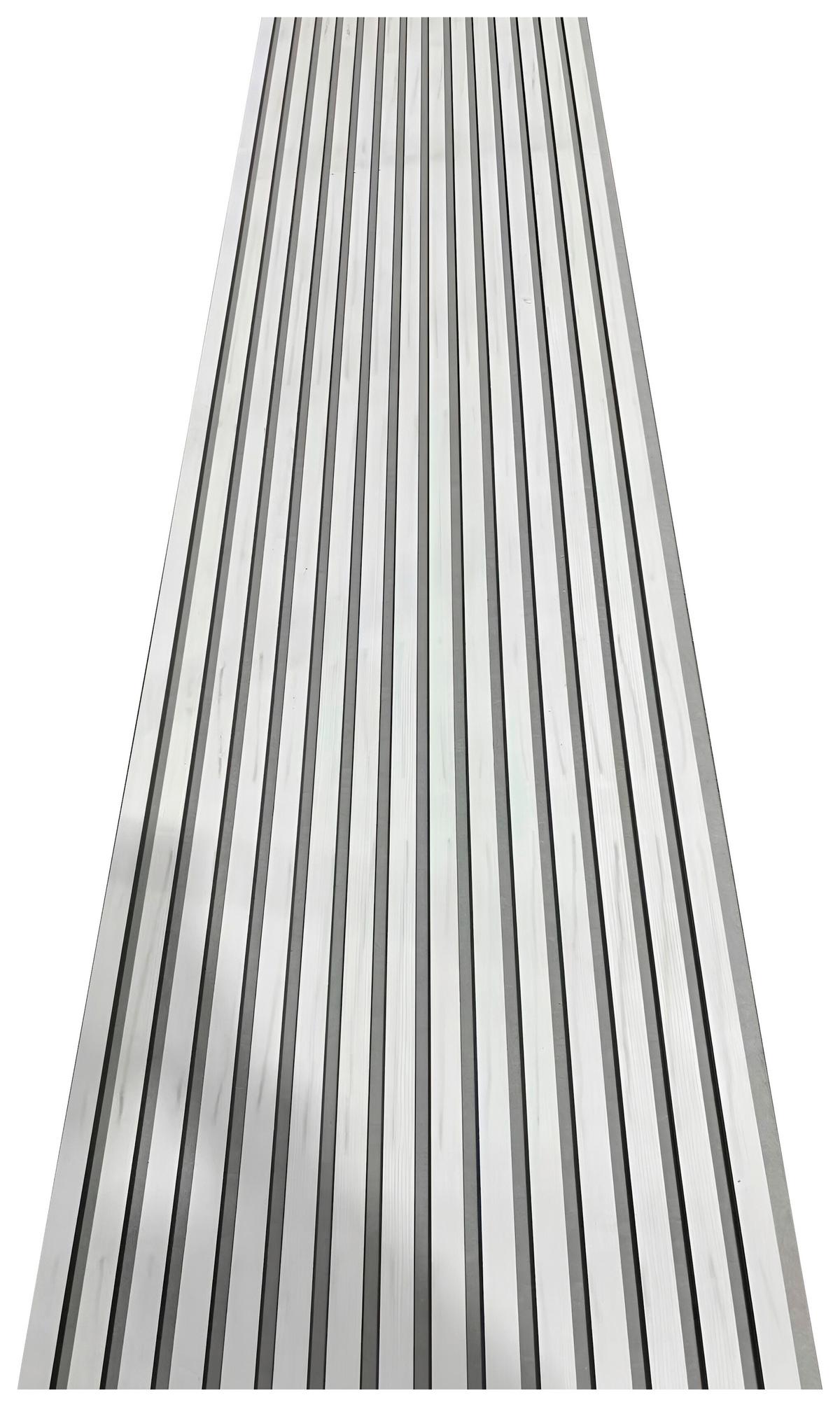 Akusztikus Fali Panel Echo - fehér, Modern, műanyag/faalapú anyag (1,44qm)