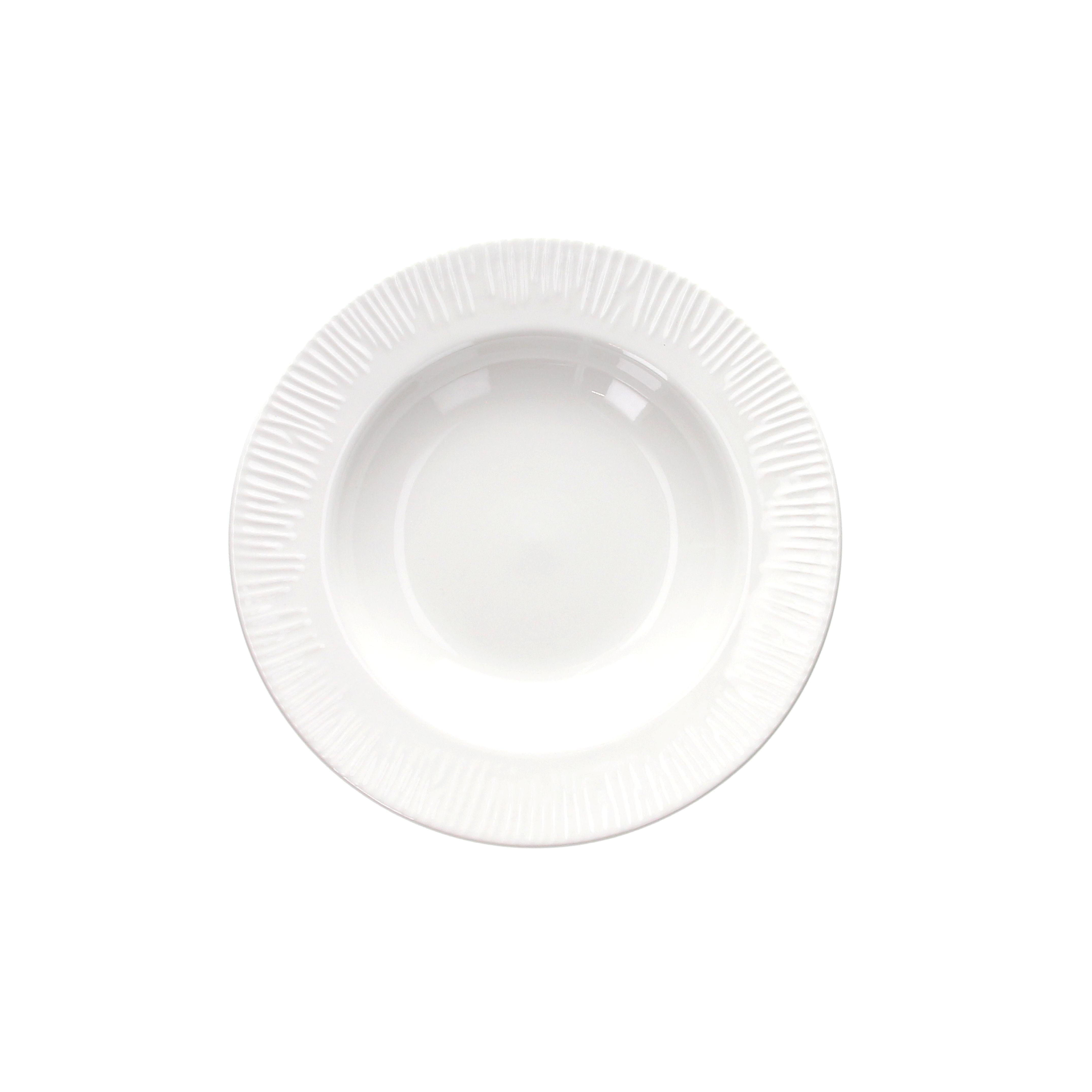 Tanjur Duboki Philo Bianco, Ø: 24cm - bijela, Basics, keramika (24cm) - Tognana