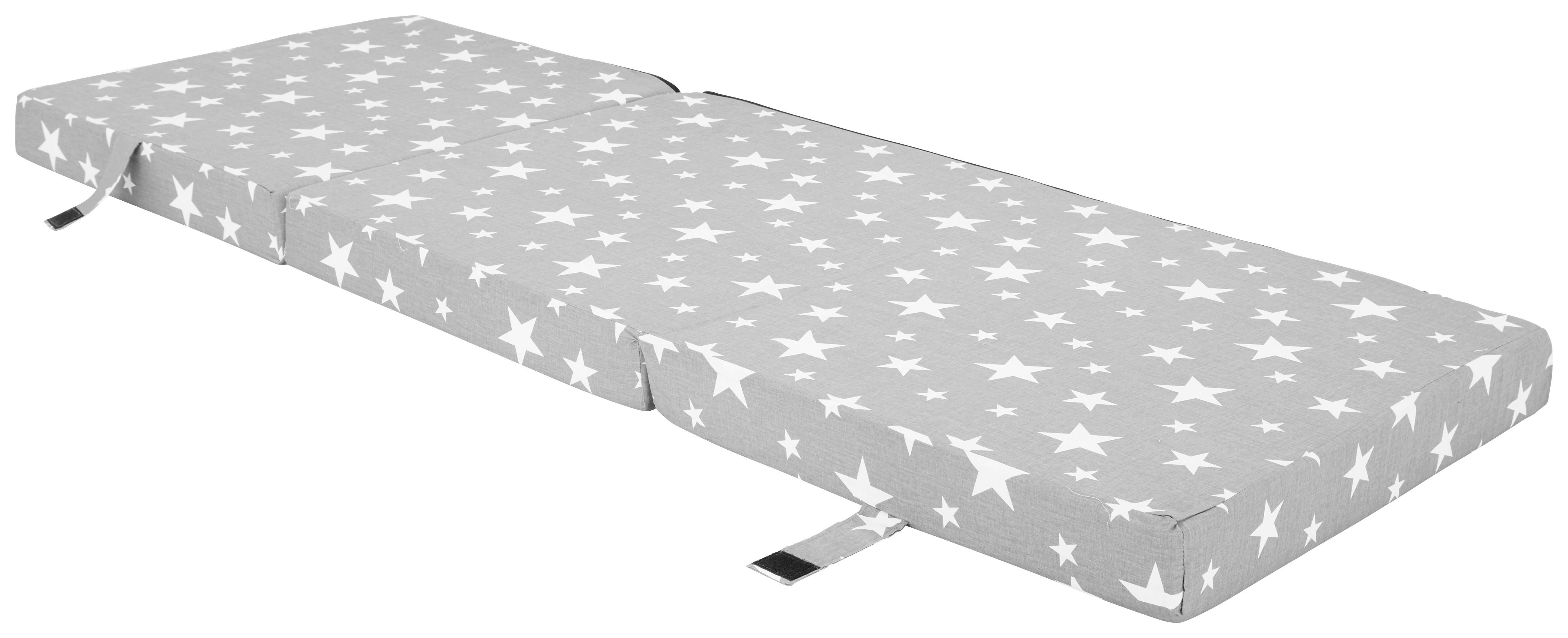 Faltmatratze in Grau ca. 185x62cm - Grau, Textil (62/185cm) - Modern Living