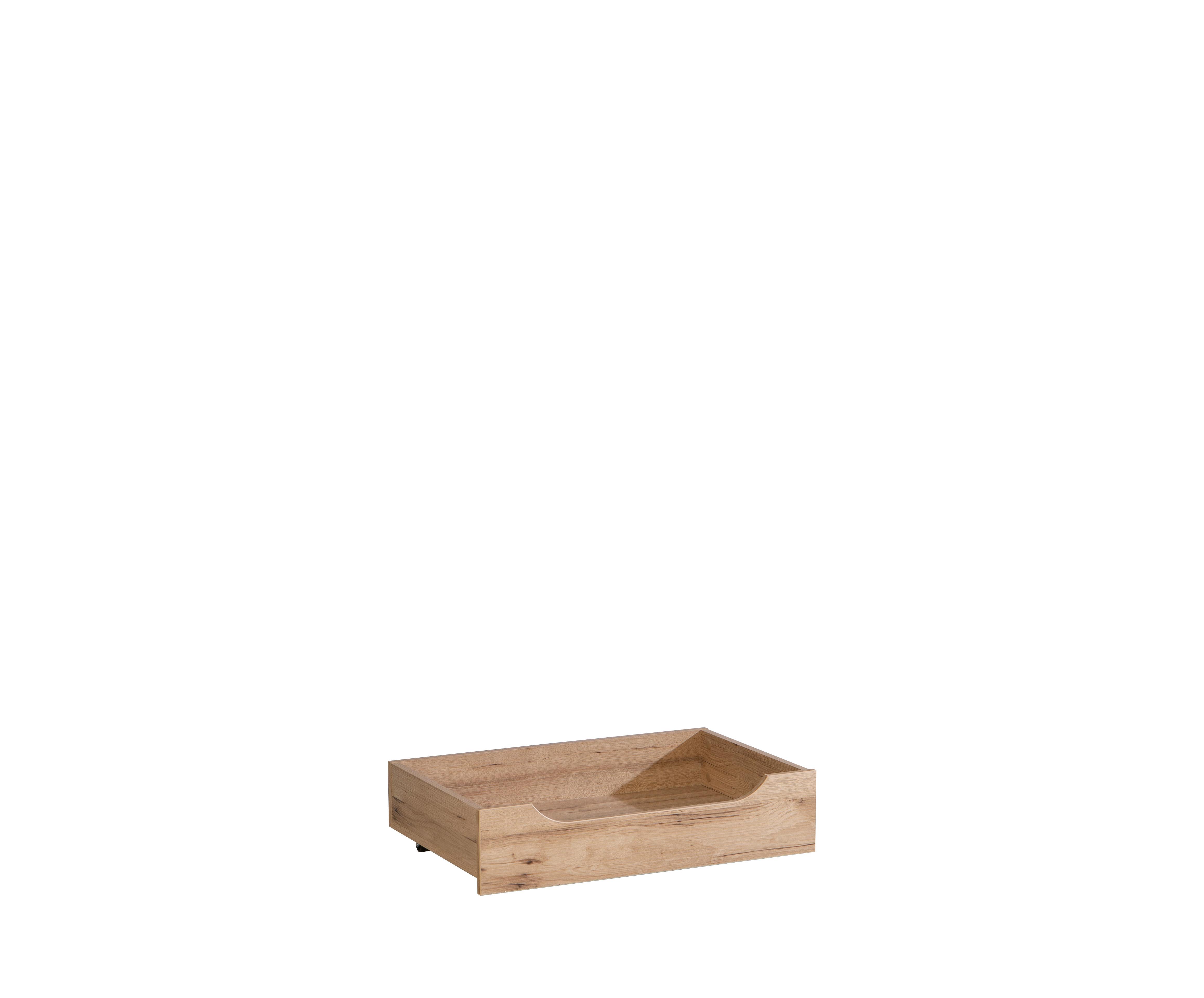 Posteljni Predal Tess, Barva Hrasta - barve hrasta, Konvencionalno, leseni material (66,2/15,2/43cm) - Xora