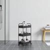 BADRUMSHYLLA SANDRO - svart, Modern, metall/plast (40/72/22cm) - Bessagi Home