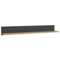 Zidna Polica Nina - hrast artisan, pločasti materijal (164/21/23cm) - Modern Living