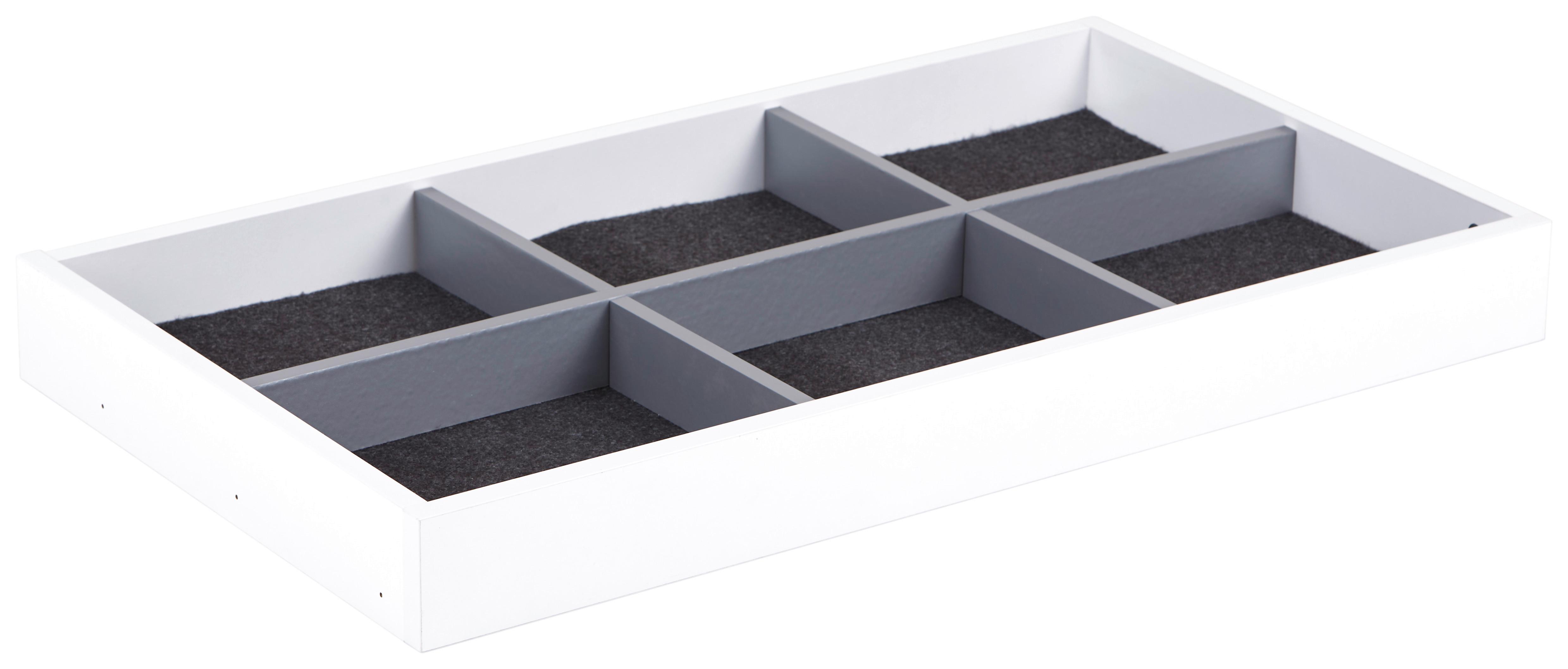 Ladica Unit - bijela, Moderno, drvni materijal (87,9cm) - Based