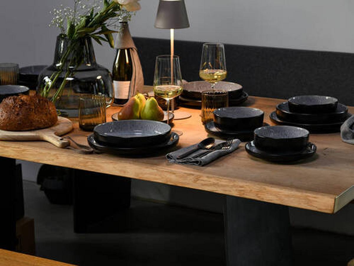 Kombinirani Servis Nordic Fjord Frost, 30-Delni - svetlo siva, Trend, keramika - Creatable