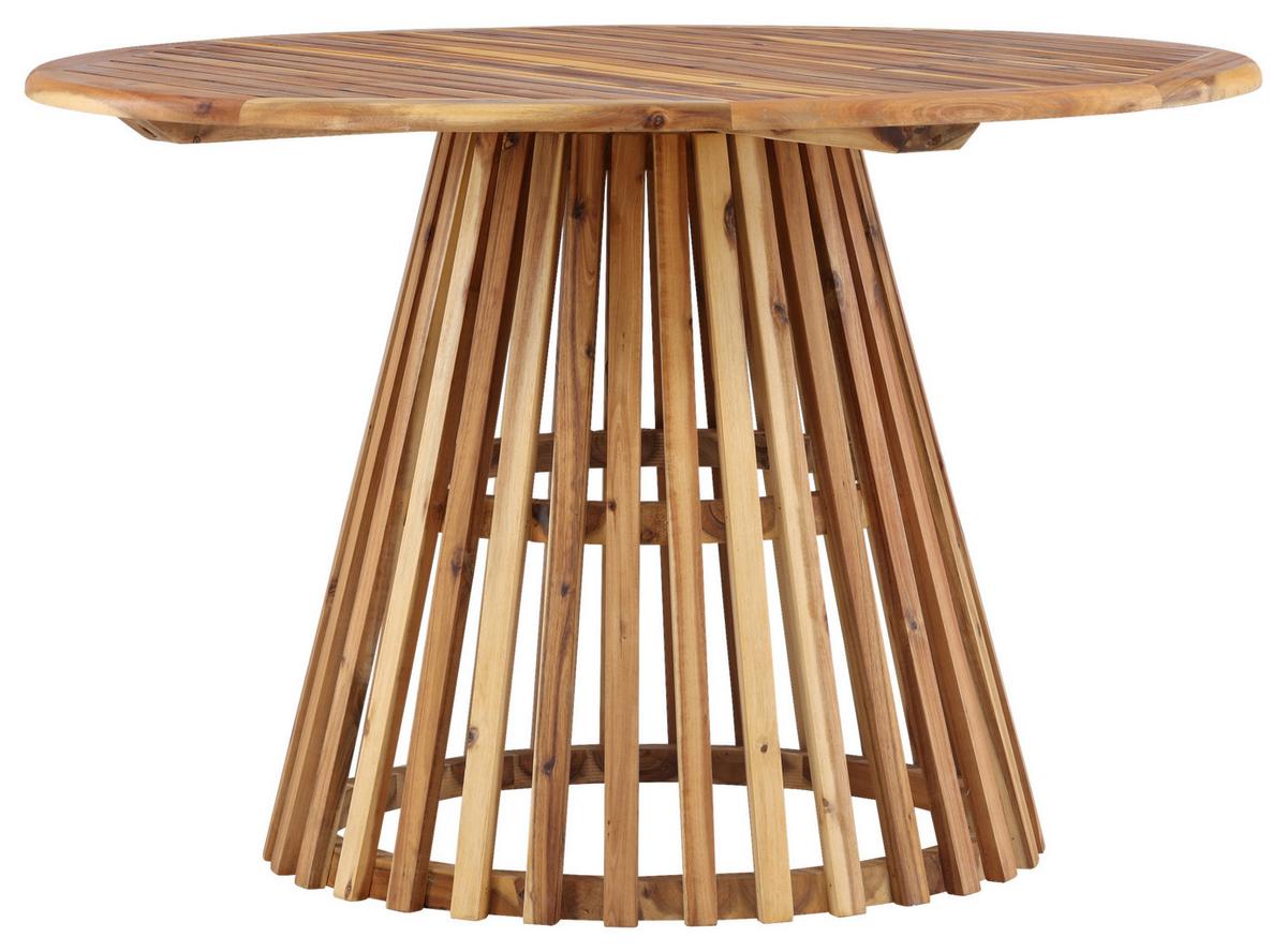 Gartentisch Lumpur ca. 120x120x75 cm Akazie - Akaziefarben, KONVENTIONELL, Holz (120/120/75cm) - Gardenson