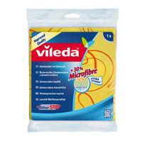 Törlőkendő F1029h - sárga, Konventionell, textil - Vileda