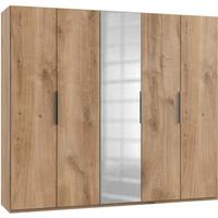 Ormar S Klasičnim Vratima Level 36 A - boje hrasta/boje kroma, Moderno, drvni materijal (250/216/58cm) - Modern Living