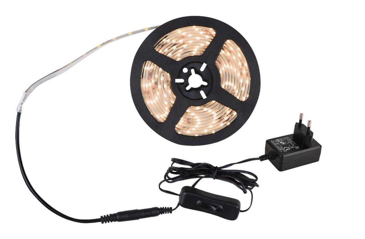 BANDĂ CU LED NOTI - negru, Modern, plastic (300cm) - Modern Living