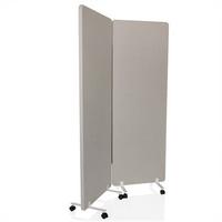 Pregradna Stena Flexmiut 1, Siva, 2-Delna - siva, Basics, tekstil (60/177/35cm) - MID.YOU