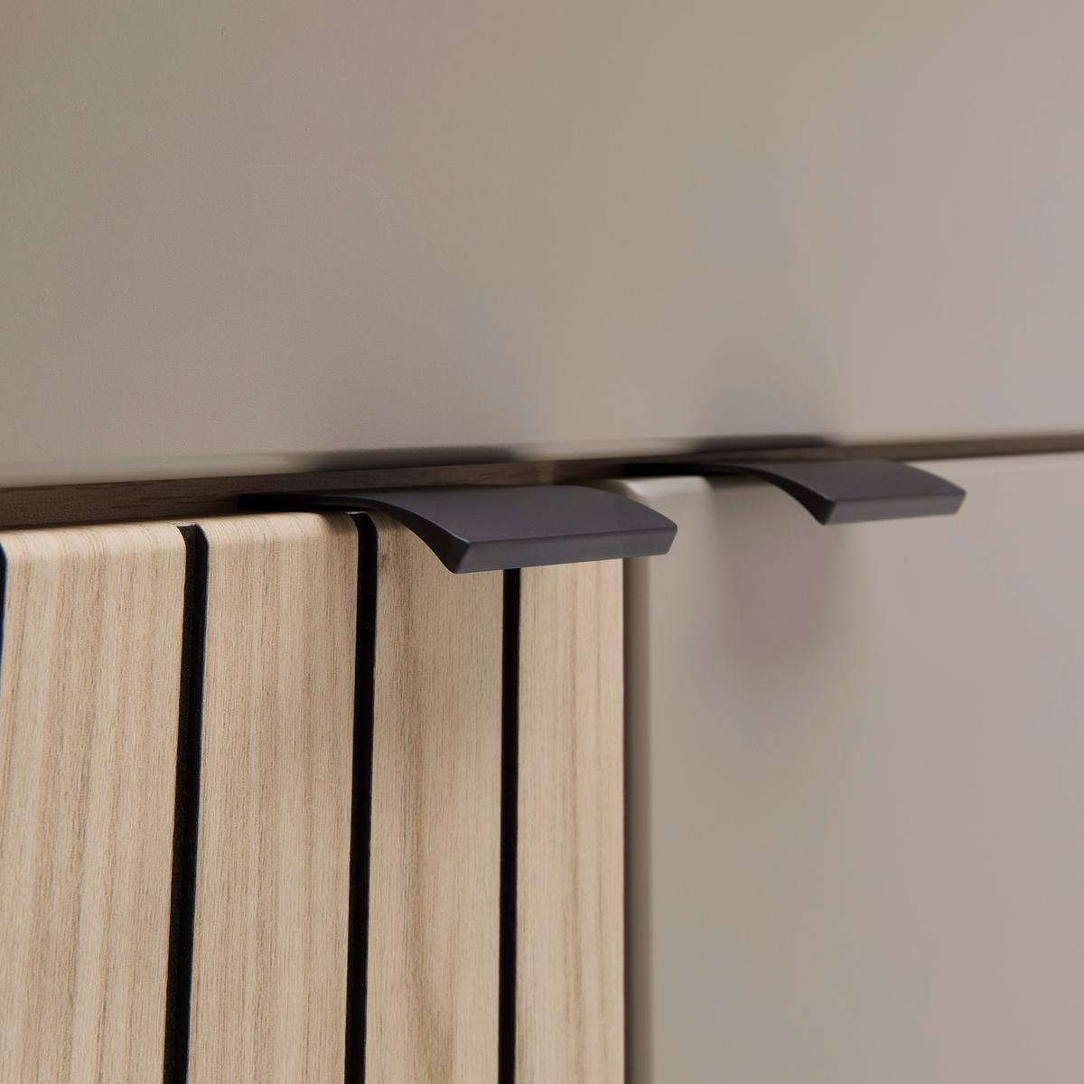 Schuhschrank Pisa Taupe/Eichefarben - Taupe/Eichefarben, MODERN, Holzwerkstoff/Metall (70/103/38cm) - Mömax