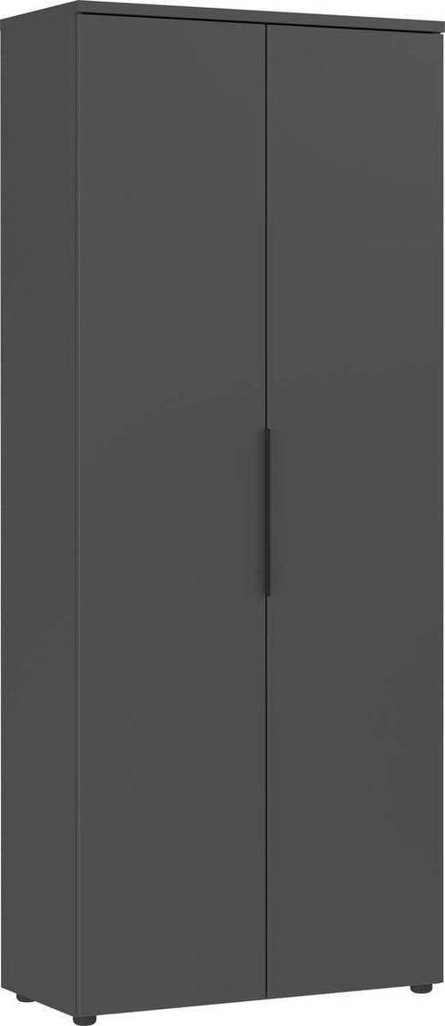 Aktenschrank Ribera in Graphitfarben - Graphitfarben, Modern, Holzwerkstoff (81/197/40cm) - Premium Living