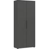 Aktenschrank Ribera in Graphitfarben - Graphitfarben, MODERN, Holzwerkstoff (81/197/40cm) - Premium Living