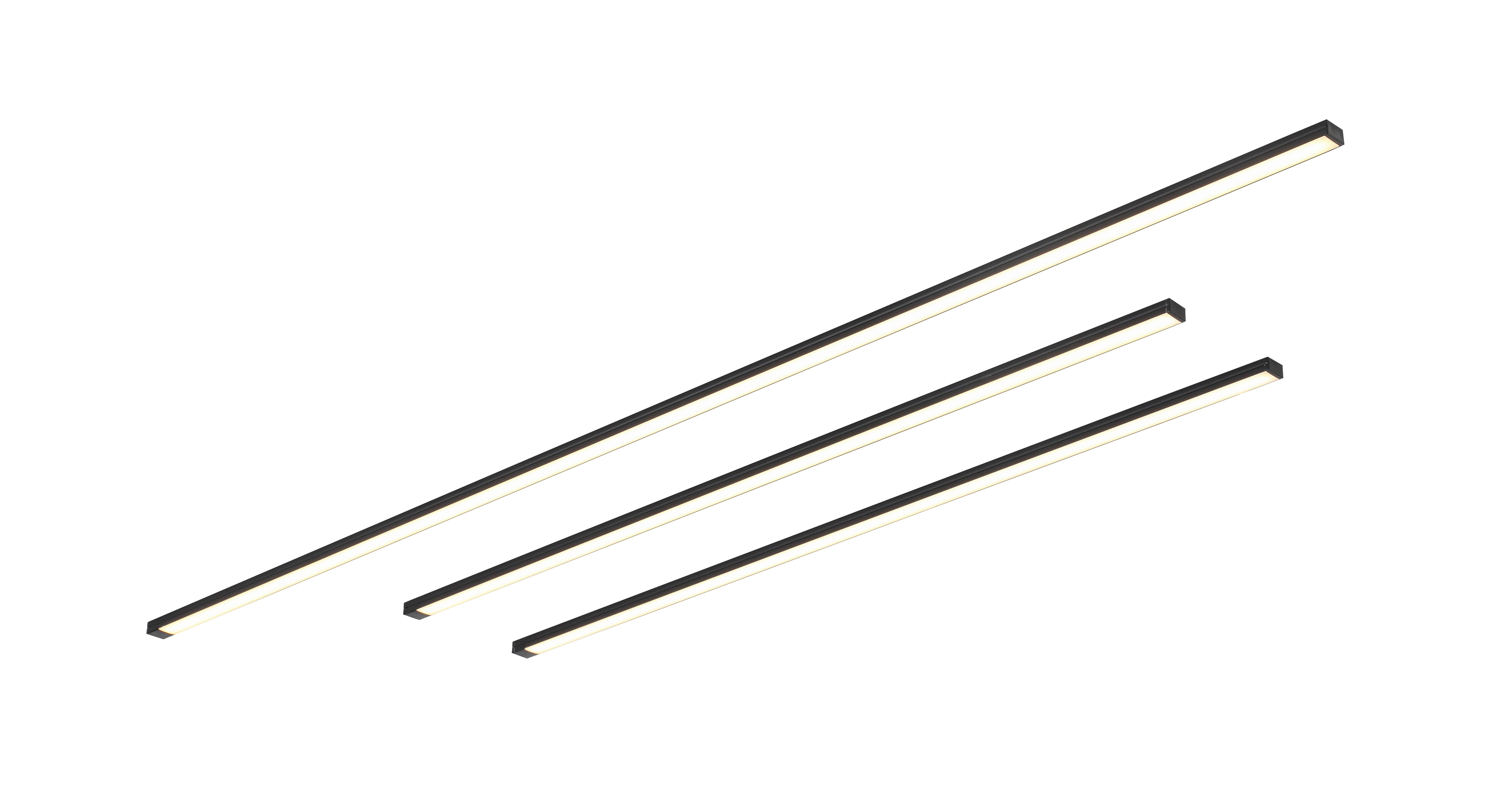 LED-LJUSBOX NUMIK - svart, Modern, plast (50/75/1,3/0,7cm) - Mömax