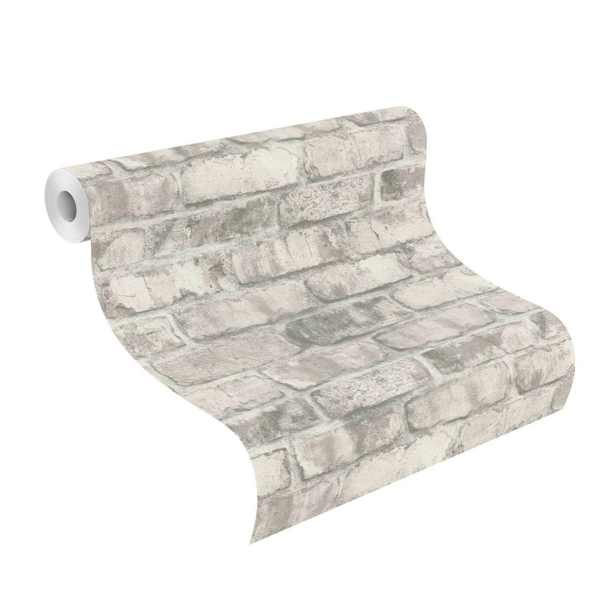 Tapete Clayton Grau - Grau, Natur, Textil (600/53cm) - Tesa