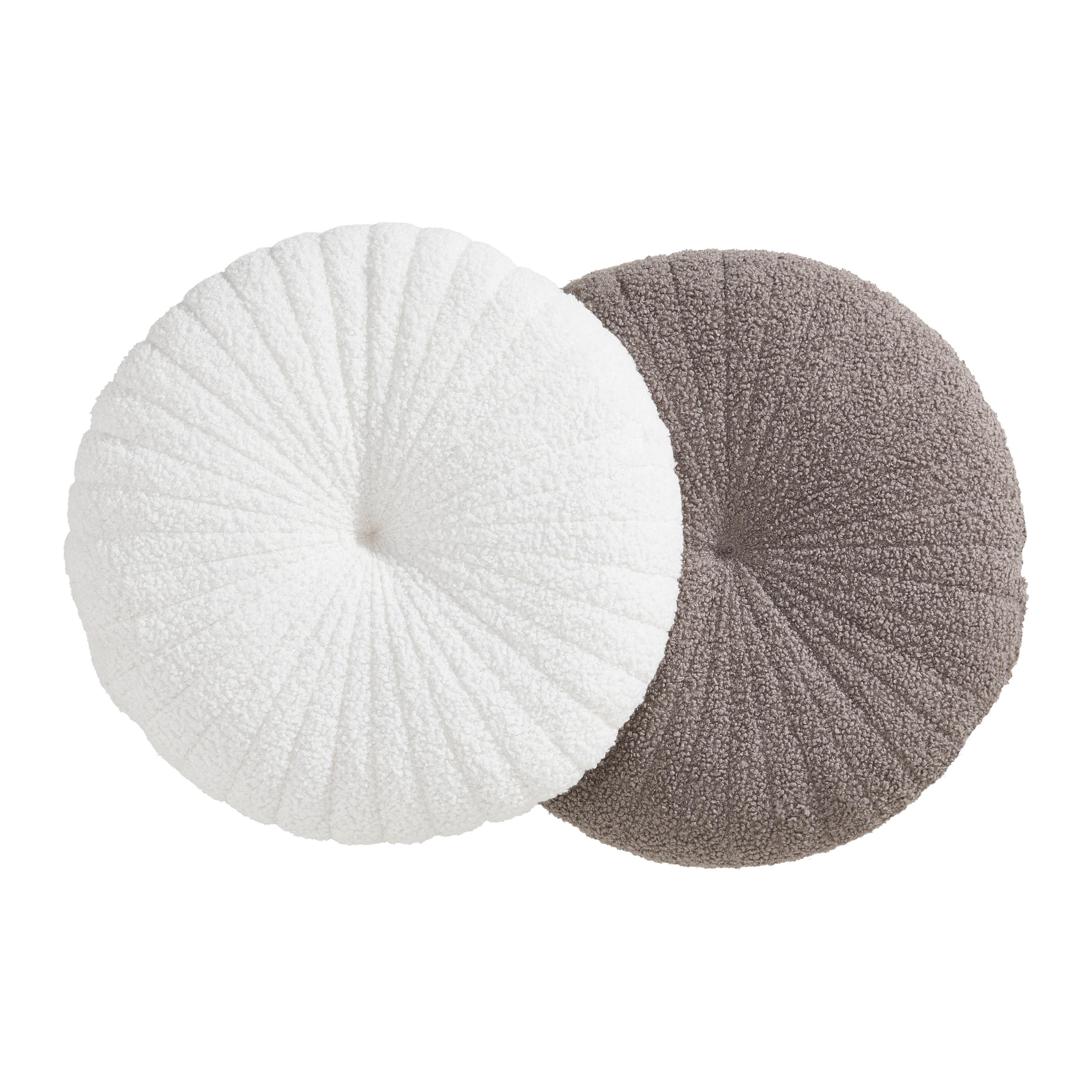 PRYDNADSKUDDE KJELL - vit, textil (40cm) - Mömax