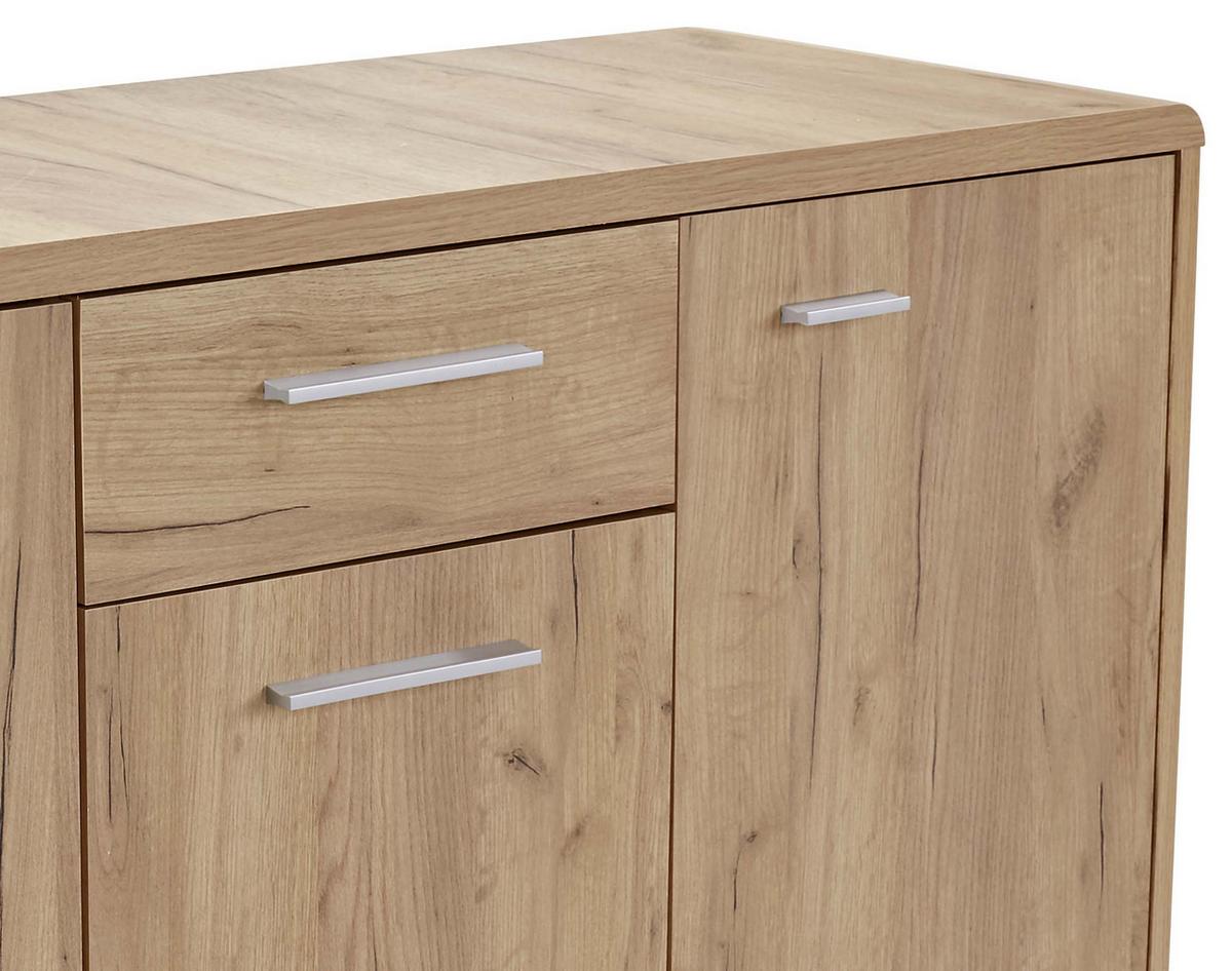 Comodă FONTANA - culoare lemn stejar, Modern, material pe bază de lemn (132/87/40cm) - Modern Living