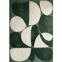 OBRAZ NA PŁÓTNIE PIK2139 - beżowy/zielony, Basics, tworzywo sztuczne/drewno (70/100cm) - Monee