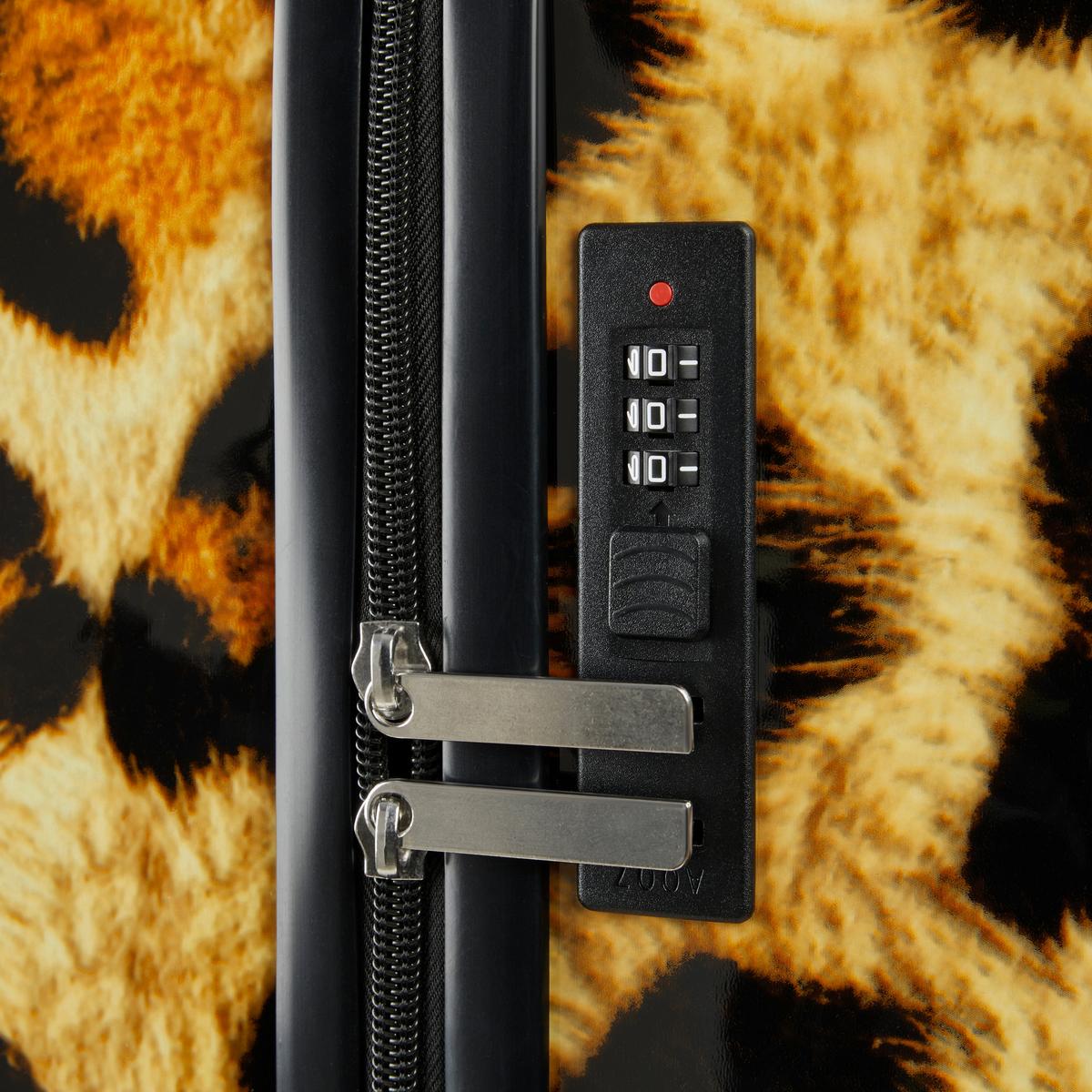 Reisekofferset Leo Leoprint, 3-teilig - Ecru, KONVENTIONELL, Kunststoff/Textil - Mömax