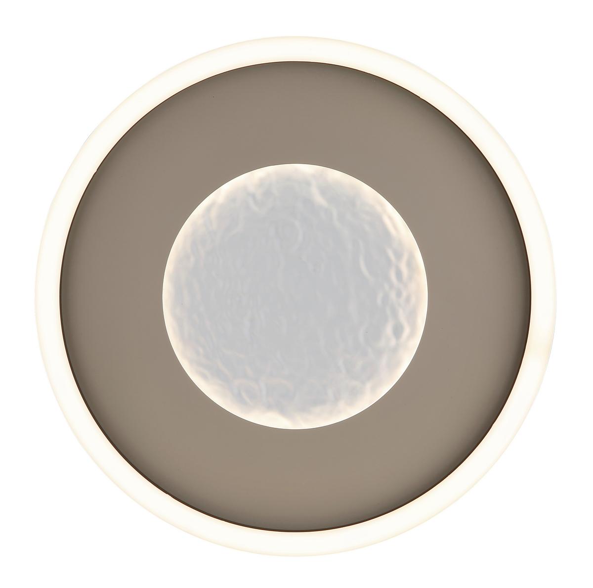 Led Stropna Svjetiljka Wiley - bijela/siva, Basics, metal/plastika (33/5,7cm) - Globo