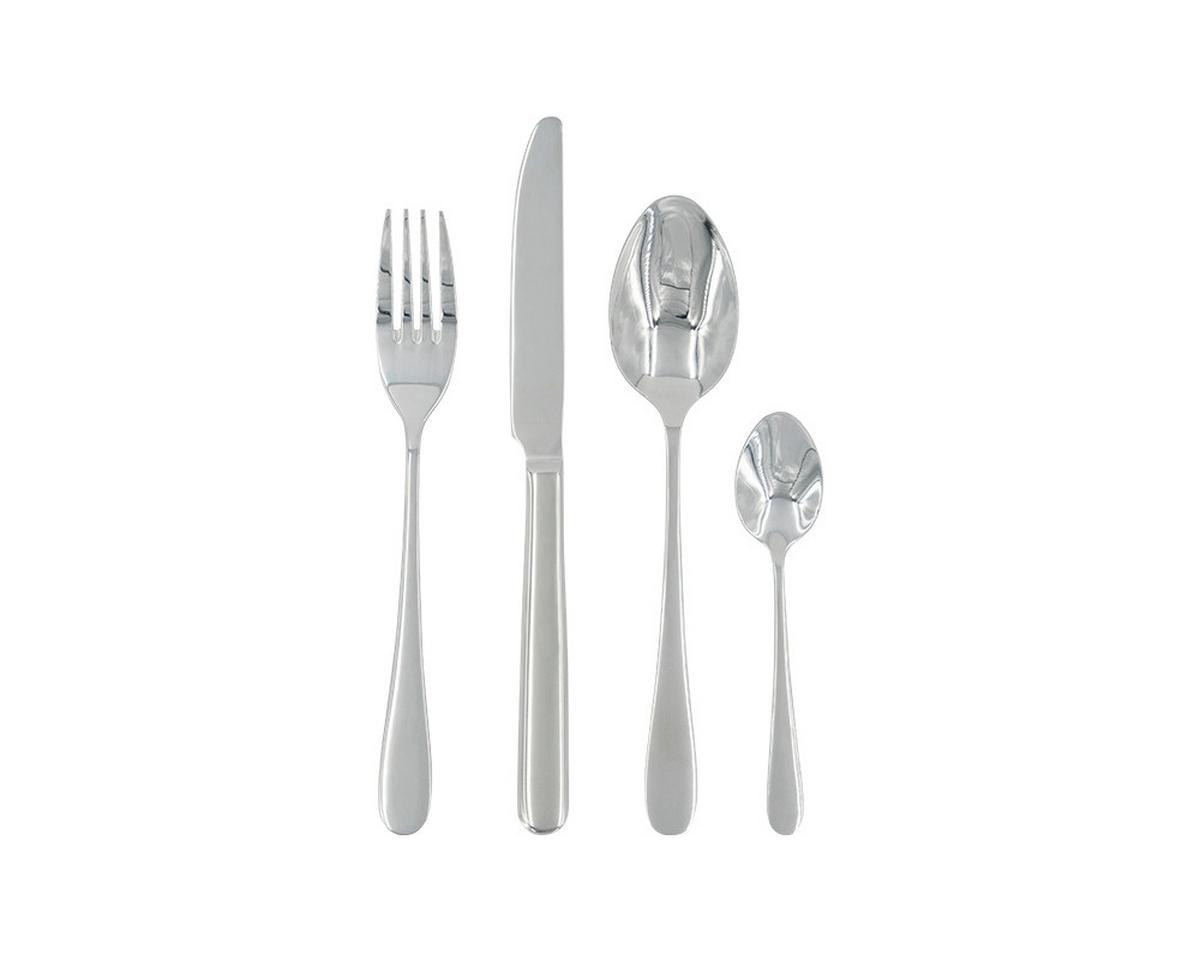 ZESTAW SZTUĆCÓW 55520 - kolor srebrny, Basics, metal (7/29/21cm)