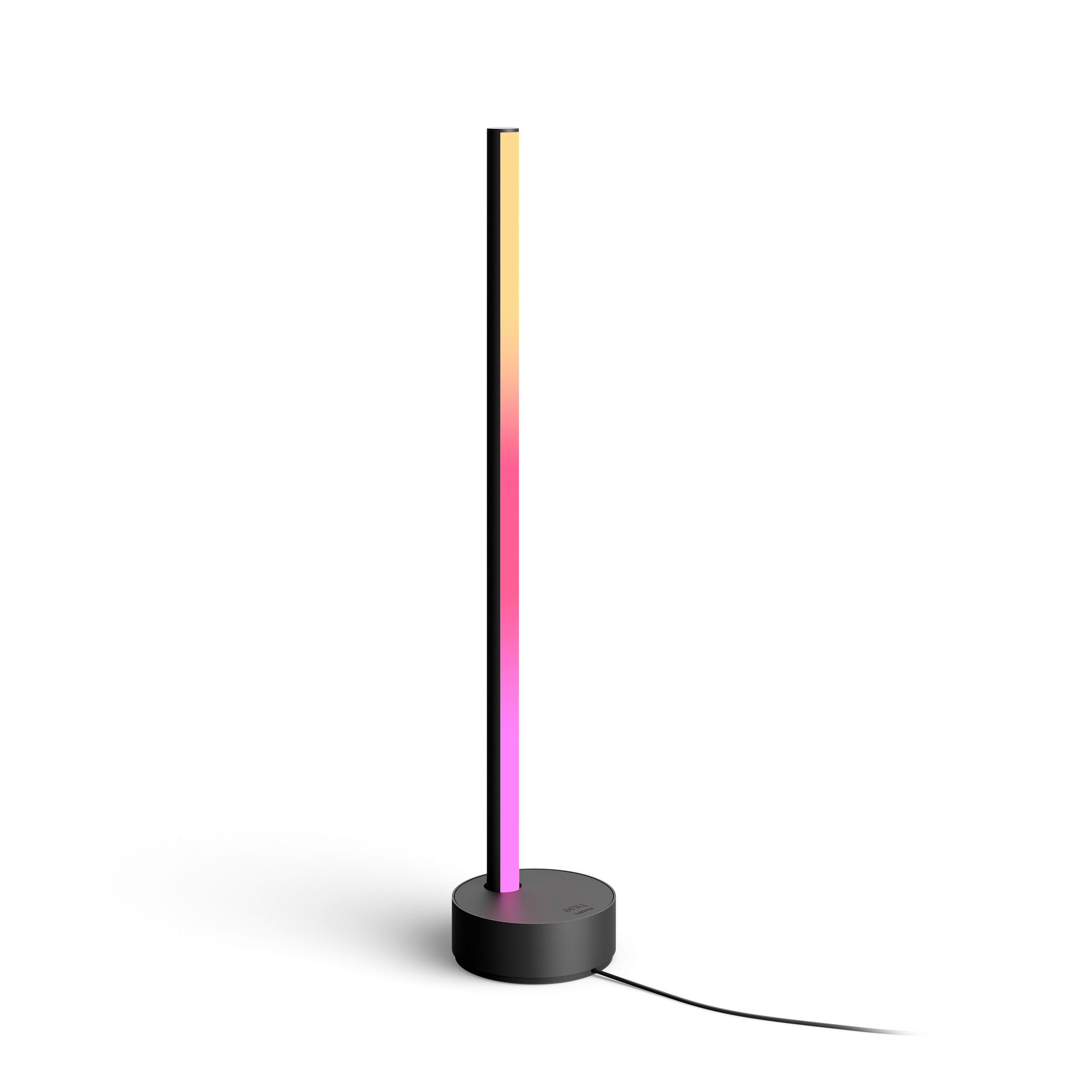 LAMPA STOŁOWA LED GRADIENT SIGNE TABLE BLACK - czarny, Design, metal (11/55,3cm) - Philips HUE