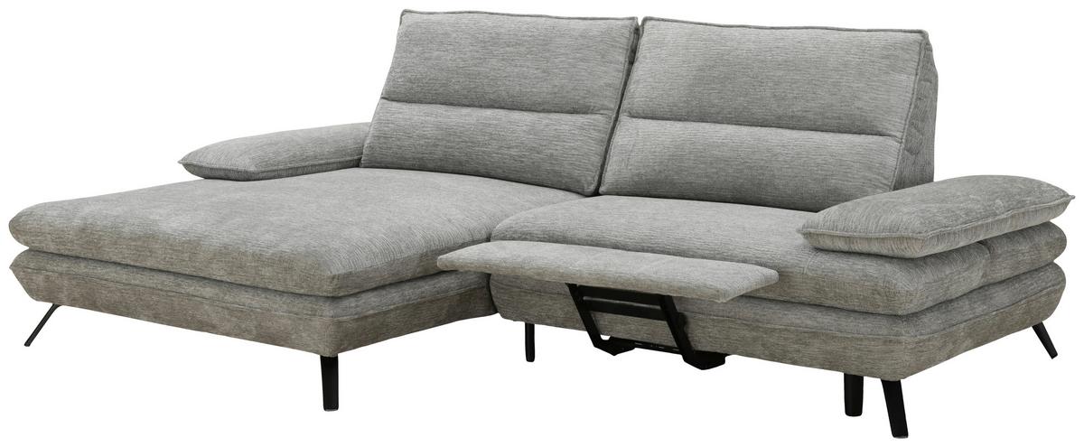 Kutna Garnitura Castello - siva/crna, Moderno, drvo/metal (110/174/97/276cm) - Mömax