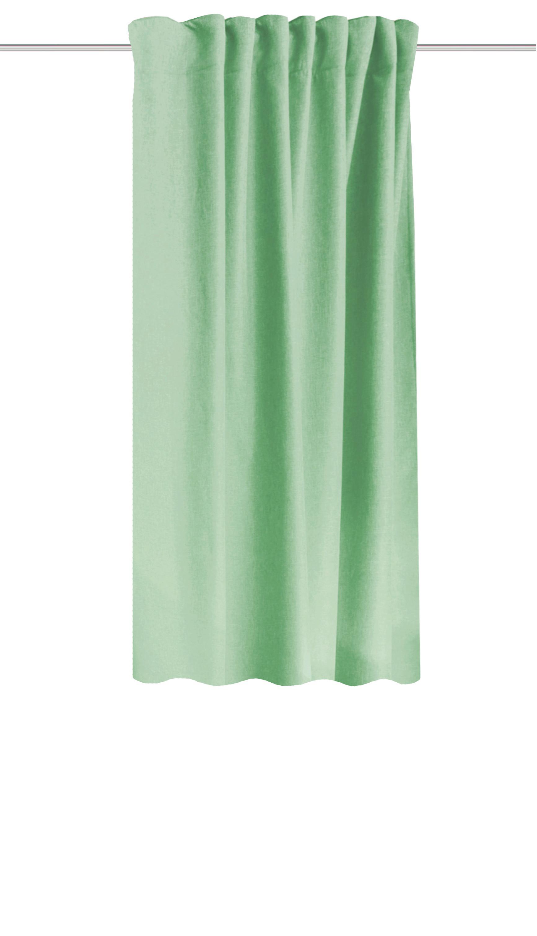 Wärmeschutzvorhang Eskimo Mintgrün ca. 135x175cm - Mintgrün, Basics, Textil (135/175cm) - Schmidt W. Gmbh