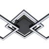 LED-TAKLAMPA RAUTA - svart, Modern, plast (63/27,5/4,5cm) - Mömax