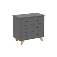 Kommode Grau - Naturfarben/Grau, Design, Holz/Holzwerkstoff (95/90/50cm) - Livetastic
