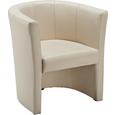Sessel Beige - Beige/Schwarz, LIFESTYLE, Kunststoff/Textil (54/72/63cm) - Mömax modern living