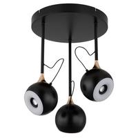 Led-deckenleuchte 15771-3d Donovan - Weiss/Goldfarben, Design, Kunststoff/Metall (32,5/42cm) - Globo