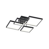 LAMPA SUFITOWA LED 627710432 SORRENTO - czarny/biały, Basics, tworzywo sztuczne/metal (52,5/16,0/52,5cm) - Trio Leuchten